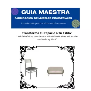 Imagen de portada para Ebook "Crea y Emprende: La Guía Maestra para Fabricar Muebles Industriales con Madera y Metal"