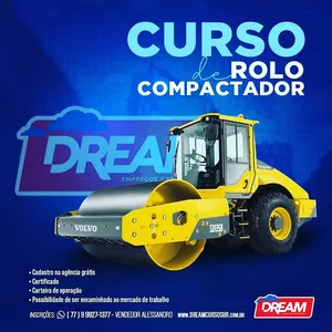 Imagem do curso OPERAÇÃO DE ROLO COMPACTADOR ( RECICLAGEM)