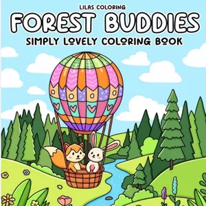 Imagem de capa para o Ebook Livro de colorir Lilas Coloring - Forest Buddies