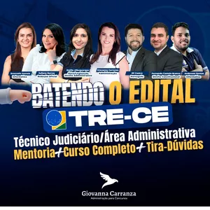 Imagem de capa para o Curso online TRE - CE - Batendo o Edital