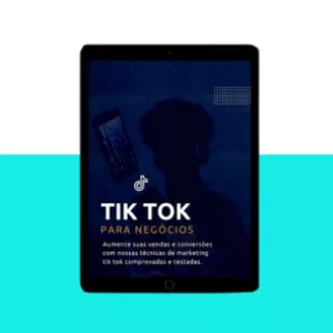 Imagem de capa para o Ebook Tik Tok Marketing para negócios