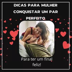 Imagem de capa para o Ebook DICAS PARA MULHERES ENCONTRAR UM PAR PERFEITO