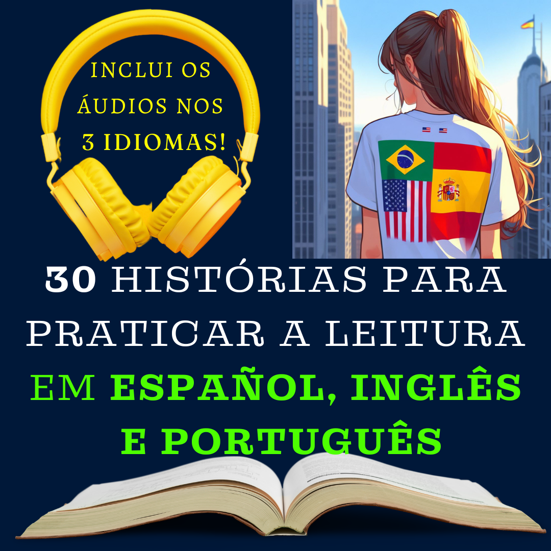 Imagem do curso 30 HISTÓRIAS  PARA PRATICAR A LEITURA EM ESPANHOL, INGLÊS E PORTUGUÊS