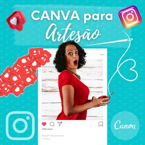 Imagem do curso Canva para Cartazes e Redes Sociais