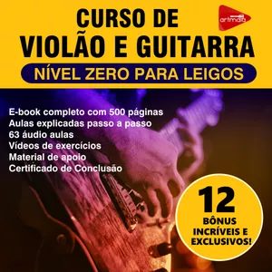 Imagem do curso Curso de Violão e Guitarra Nível Zero Para Leigos 