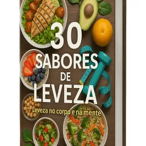 Imagem de capa para o Ebook 30 SABORES DE LEVEZA