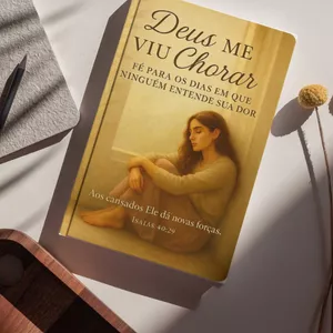 Imagem de capa para o Ebook Deus me viu Chorar: Fé para os dias que ninguém entende sua dor