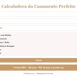 Imagem de capa para o Ebook Calculadora Casamento Perfeito