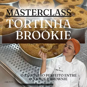 Imagem de capa para o Curso online Masterclass Tortinha Brookie