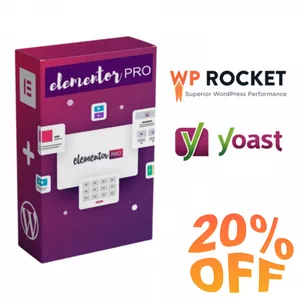 Imagem de capa para o Curso online Elementor PRO + YostSEO PRO + WP Rocket Premium PRO