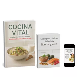 Imagen de portada para Curso online 100 Recetas sin gluten y azucar + Bonos