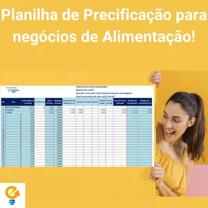 Imagem de Planilha de Precificação - para negócios de Alimentação criado por Empreenda 360 na hotmart