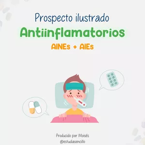 Imagen de portada para Curso online - Prospecto ilustrado Antiinflamatorios