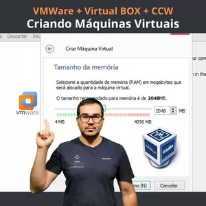 Imagem de capa para o Curso online Criando máquinas virtuais - Curso Automação Industrial da PdAI 