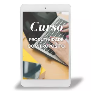 Imagem do curso CURSO - PRODUTIVIDADE COM PROPÓSITO