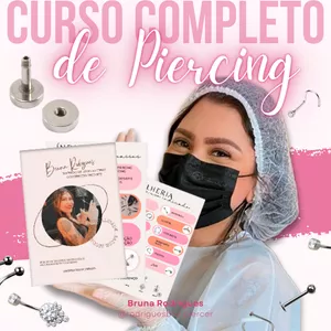 Imagem de Curso de Bodypiercing completo com certificado  criado por Estudio Familia Rodrigues Tattoo e Piercing na hotmart