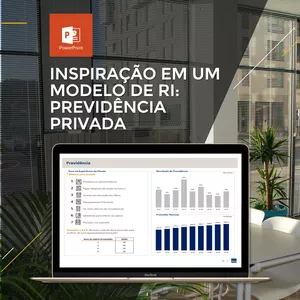 Imagem de PowerPoint Executivo - Aula 16 | Inspiração em um Modelo de RI: Previdência Privada criado por EV | Eduardo Vian na hotmart
