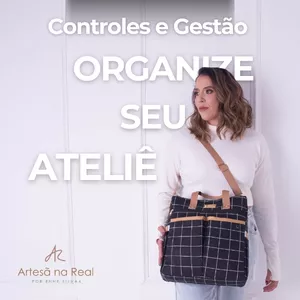 Imagem de capa para o Curso online Organize seu Ateliê: Controle e Gestão