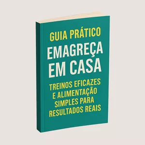 Imagem de capa para o Ebook Guia Prático - Emagreça em casa