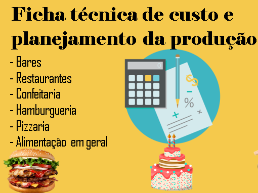 Imagem do curso Planilha de Ficha Técnica de Custo com Planejamento de Produção para Bares e Restaurantes