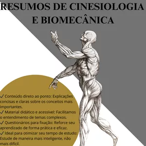 Imagem de capa para o Ebook Resumos de Cinesiologia e Biomecânica 
