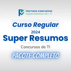 Imagem de capa para o Ebook Super Resumos de TI - Curso Regular - Pacote Completo
