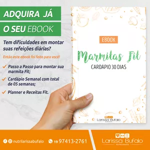 Imagem de capa para o Ebook Ebook Marmitas Fit 