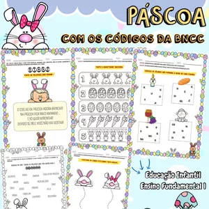 Imagem de capa para o Ebook KIT ATIVIDADES DE PÁSCOA (Com os códigos da Bncc) 🐰 EDUCA ARTE