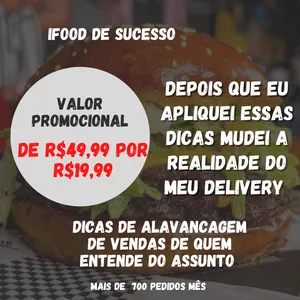 Imagem de capa para o Ebook IFOOD de sucesso