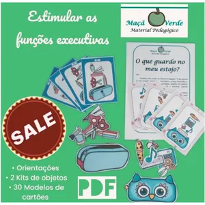 Imagem de capa para o Ebook O QUE GUARDO NO MEU ESTOJO - ESTIMULAÇÃO COGNITIVA