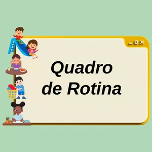 Imagem de capa para o Ebook Quadro de rotinas diário para crianças