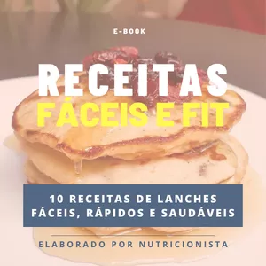 Imagem de capa para o Ebook Receitas Fáceis e Fit