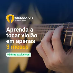 Imagem do curso VIOLÃO AULAS - MÉTODO V3