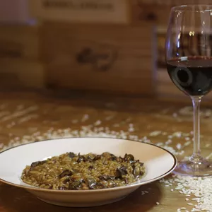 Imagem de capa para o Curso online Aula de Risotto Funghi Secchi