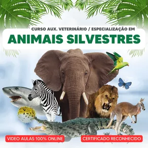 Imagem de capa para o Curso online Aux. Veterinário Animais Silvestres