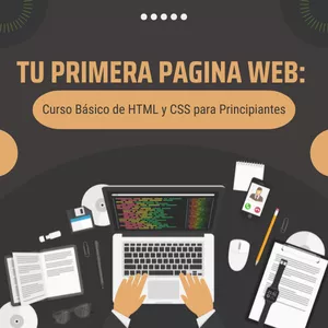 Imagen de portada para Curso online theCodingCentral - Tu Primera Pagina Web: Curso Básico de HTML y CSS para Principiantes
