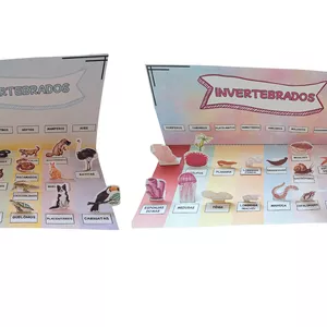 Imagem de capa para o Ebook Atividade interativa - Animais Vertebrados e Invertebrados