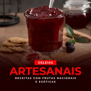 Imagem de capa para o Ebook Geleias Artesanais: Receitas com Frutas Nacionais e Exóticas