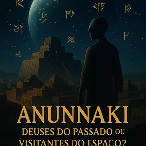 Imagem de capa para o Ebook “Anunnaki: Deuses do Passado ou Visitantes do Espaço?” Descubra os Mistérios da Civilização Suméria e Seus Enigmas Cósmicos Autor: José Tales Laurentino dos Santos