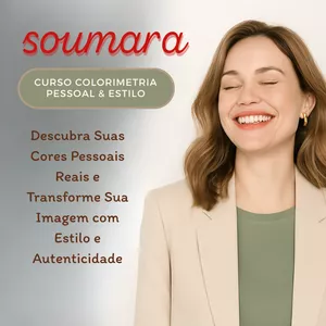 Imagem de capa para o Curso online Colorimetria Pessoal: Sua imagem com a harmonia natural que já existe em você.