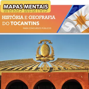 Imagem de capa para o Ebook Mapas Mentais de Conhecimentos Acerca do Estado do Tocantins 