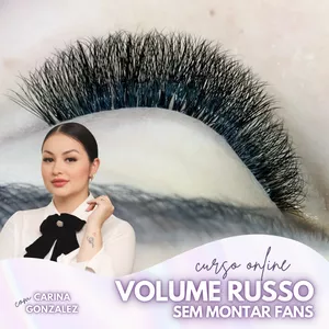 Imagem de capa para o Curso online VOLUME RUSSO SEM MONTAR FANS