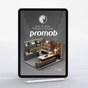 Imagem de capa para o Ebook Guia de Boas Práticas e Funções Promob