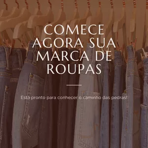 Imagem de capa para o Ebook Ebook Comece Agora sua Marca de Roupas