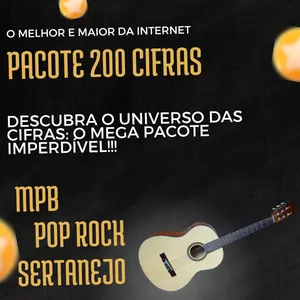 Imagem de capa para o Ebook Pacote 200 Cifras