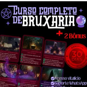 Imagem de capa para o Ebook Curso Completo Bruxaria