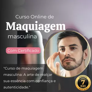Imagem de Estilo e Elegância: Curso de Maquiagem para Homens criado por Hotmartclub na hotmart