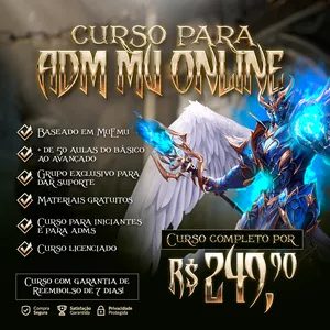 Imagem de capa para o Curso online Curso para Adm de Mu Online