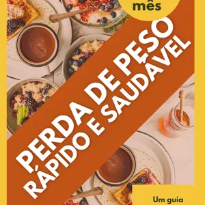 Imagem de capa para o Ebook Emagrecimento rápido e saudável 
