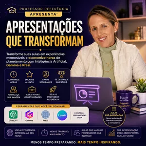 Imagem do curso Apresentações que transformam - Professor Referência